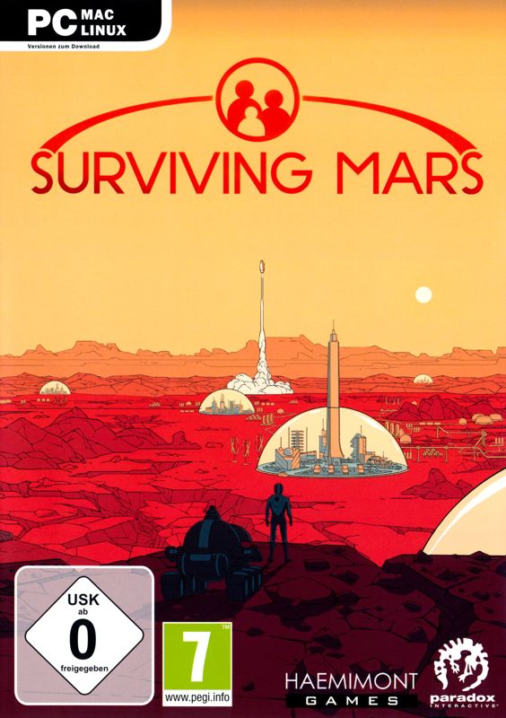 Surviving Mars box art for Playstation 4